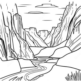 Yellowstone National Park Coloring Page 43532-36219