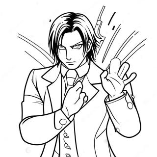 Sebastian Michaelis In Action Coloring Page 43543-36234