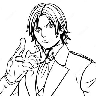 Sebastian Michaelis In Action Coloring Page 43543-36235