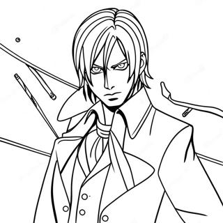 Sebastian Michaelis In Action Coloring Page 43543-36236