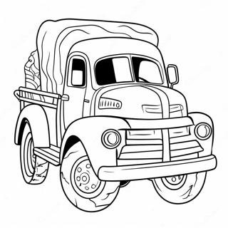 Christmas Truck Coloring Page 43572-36260