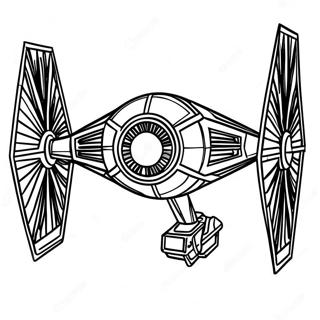 Tie Fighter Coloring Page 43632-36302