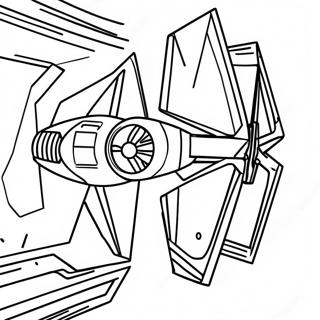 Tie Fighter Coloring Page 43632-36304