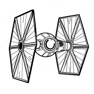 Classic Tie Fighter In Battle Coloring Page 43633-36313