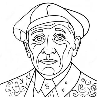 Pablo Picasso Coloring Page 43642-36308