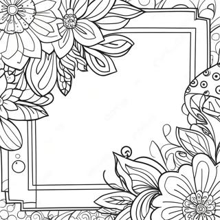 Elegant Thank You Note Coloring Page 43653-36324