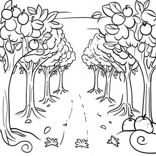 Apple Orchard Coloring Page 43672-36331