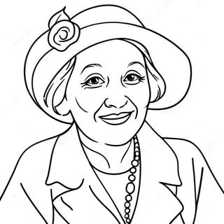 Aunt Coloring Page 43692-36354