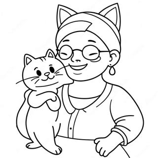 Aunt Coloring Pages