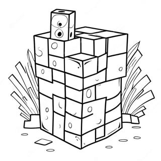 Minecraft Tnt Block Coloring Page 43702-36362