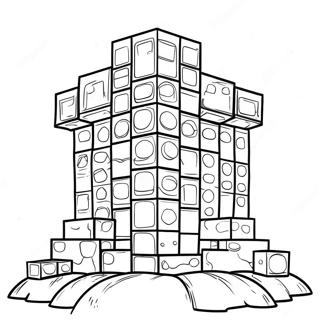 Minecraft Tnt Block Coloring Page 43702-36363