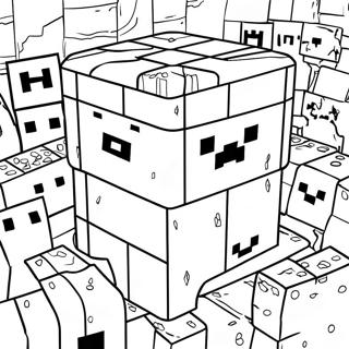 Minecraft Tnt Block Coloring Page 43702-36364