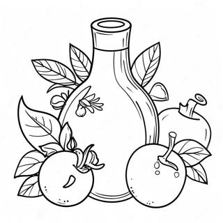 Rosh Hashanah Coloring Page 4370-3522