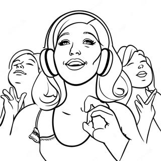 Ms Rachel Singing With Friends Coloring Page 43723-36374