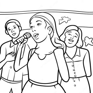 Ms Rachel Singing With Friends Coloring Page 43723-36375