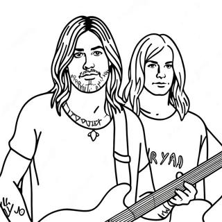 Nirvana Coloring Page 43752-36396