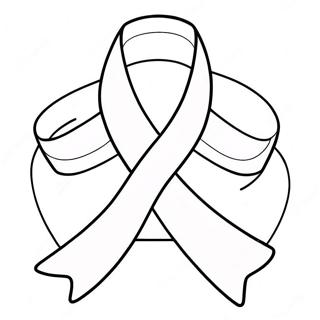 Pink Ribbon Support Coloring Page 43763-36412