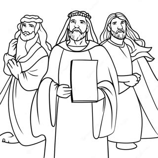 Bible Heroes Coloring Page 43772-36414