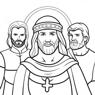 Bible Heroes Coloring Page 43772-36416