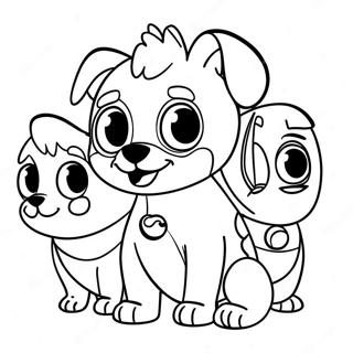 Puppy Dog Pals Coloring Page 4380-3530