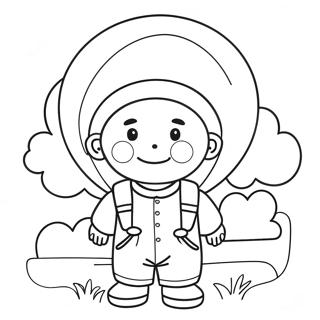 Balloon Boy Coloring Page 43832-36470