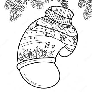 The Mitten Coloring Page 43842-36466