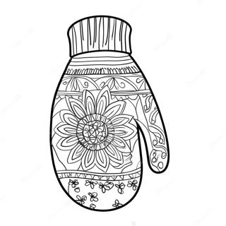 The Mitten Coloring Page 43842-36467