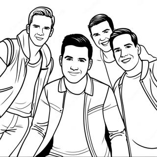 Big Time Rush Coloring Pages