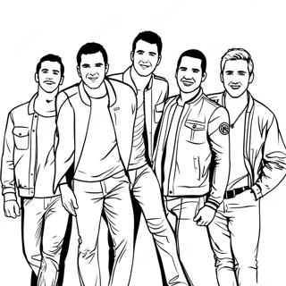 Big Time Rush Coloring Page 43852-36483