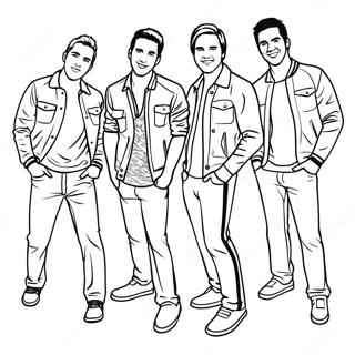 Big Time Rush Coloring Page 43852-36484