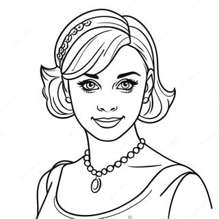 Audrey Descendants Coloring Page 43882-36498