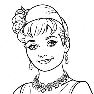 Audrey Descendants Coloring Page 43882-36499