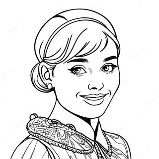 Audrey Descendants Coloring Page 43882-36500