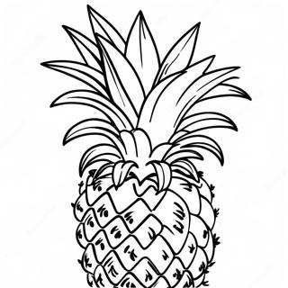 Pineapple Coloring Pages