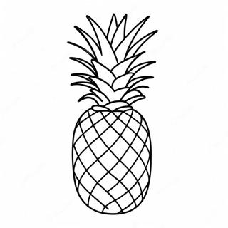 Pineapple Coloring Page 4390-3540