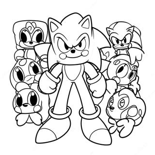 Sonic Prime Nine Coloring Page 43942-36551