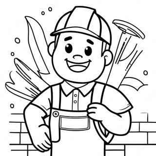 Handyman Hal Coloring Page 43952-36559