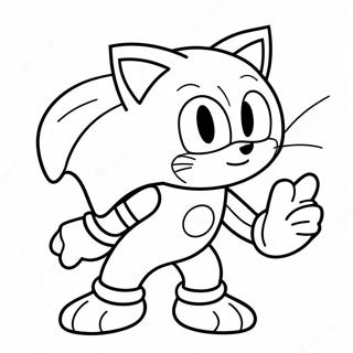 Big The Cat Sonic Coloring Page 43982-36586