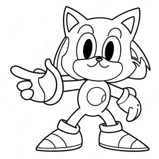 Big The Cat Sonic Coloring Page 43982-36588