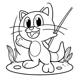 Big The Cat Sonic Coloring Pages