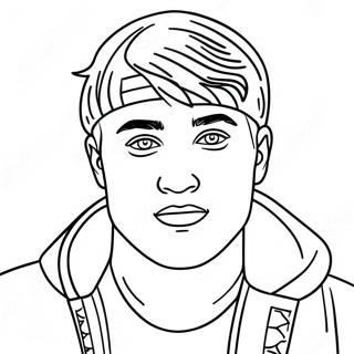 Jake Paul Coloring Page 43992-36575