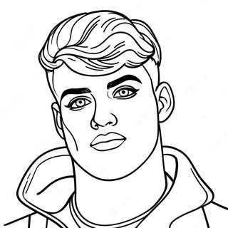 Jake Paul Coloring Page 43992-36576