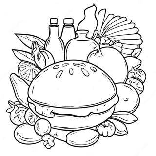 Italian Food Coloring Pages