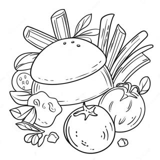 Italian Food Coloring Page 44002-36598