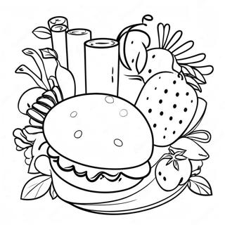 Italian Food Coloring Page 44002-36599