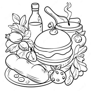 Italian Food Coloring Page 44002-36600