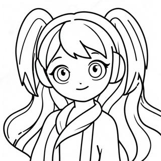 Miku Coloring Pages