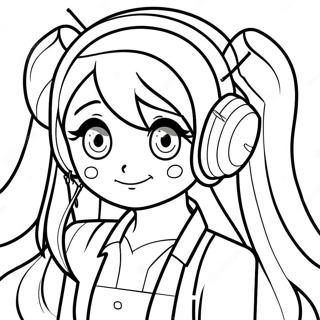 Miku Coloring Page 4400-3547