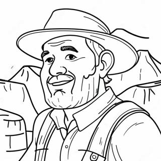 Gold Rush Miner Coloring Page 44012-36604