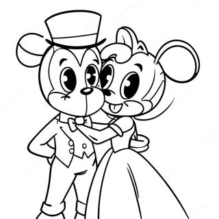 Disney Couples Coloring Page 44022-36614